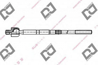 DJ PARTS dr1086 -  Осевой шарнир, рулевая тяга